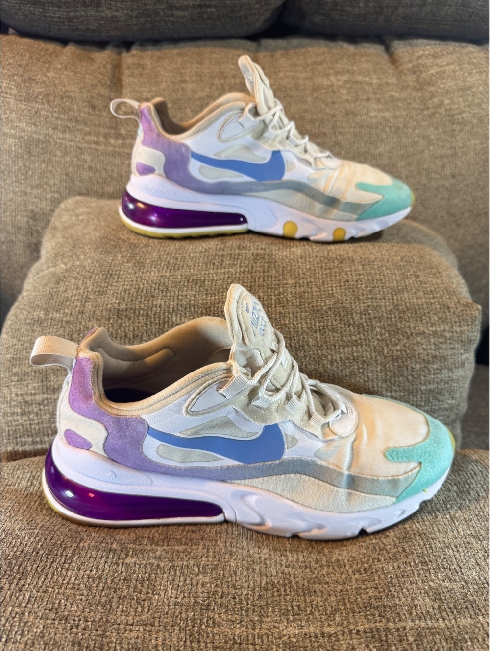 Nike Air Max 270 React 'Gradient Shift' Women's Size 9 Sneakers AT6174-102